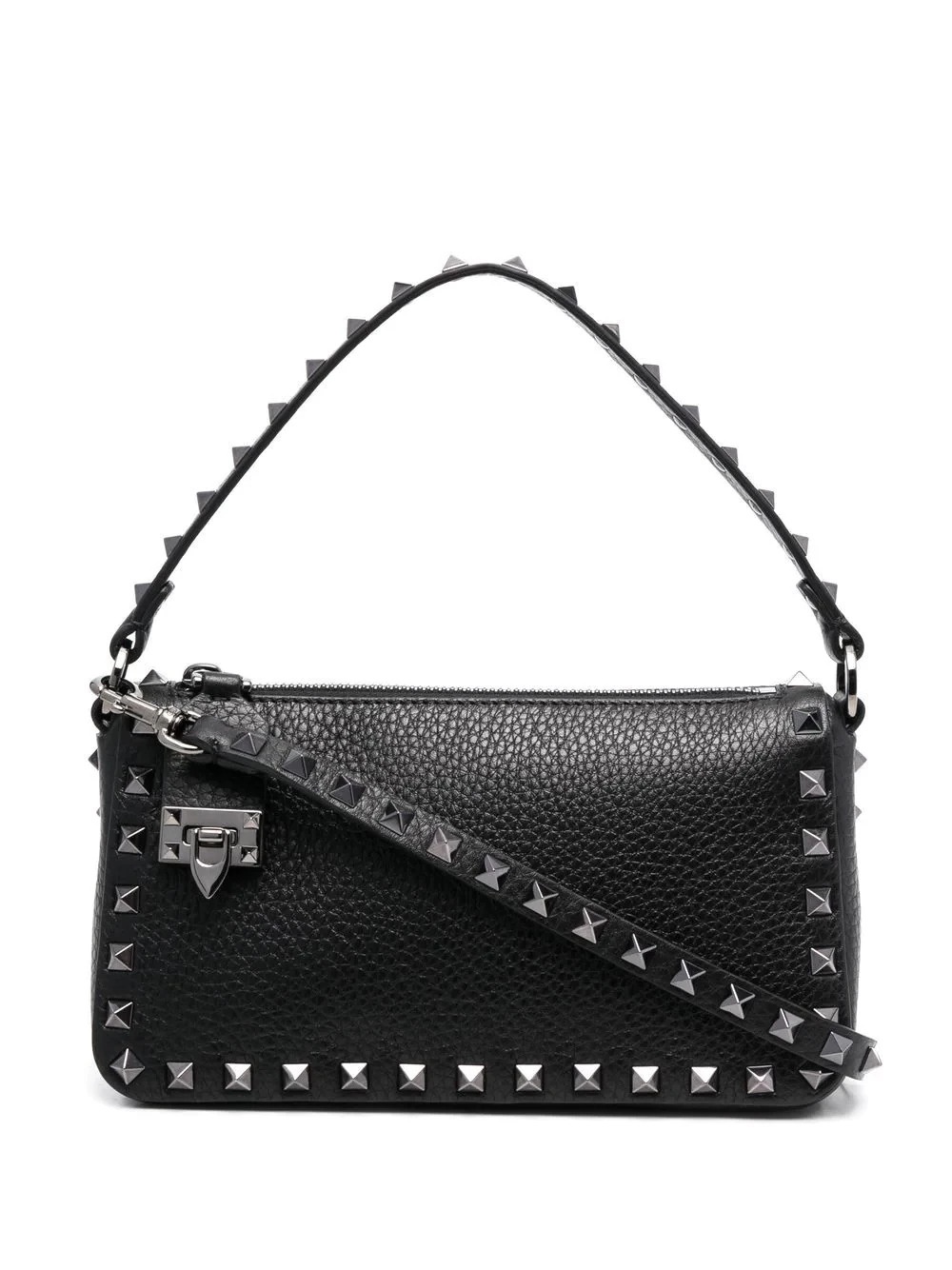 Rockstud leather crossbody bag
