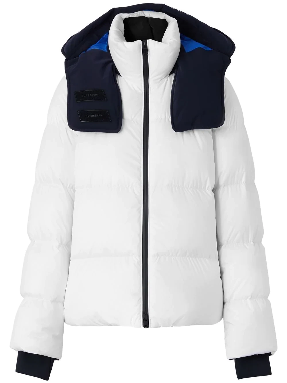 logo-print padded jacket