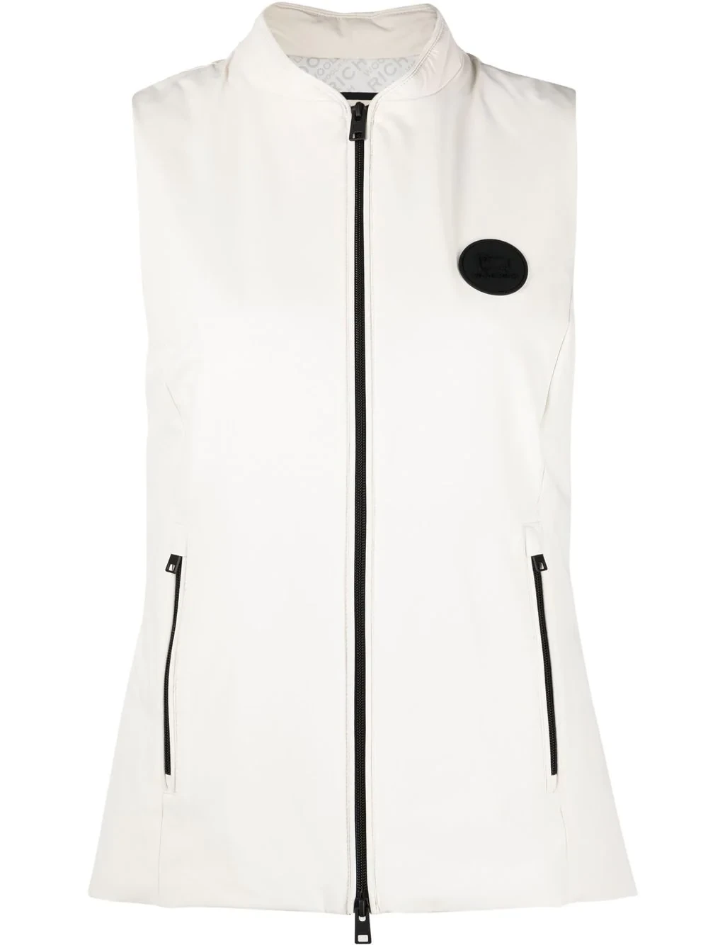 logo-patch down vest