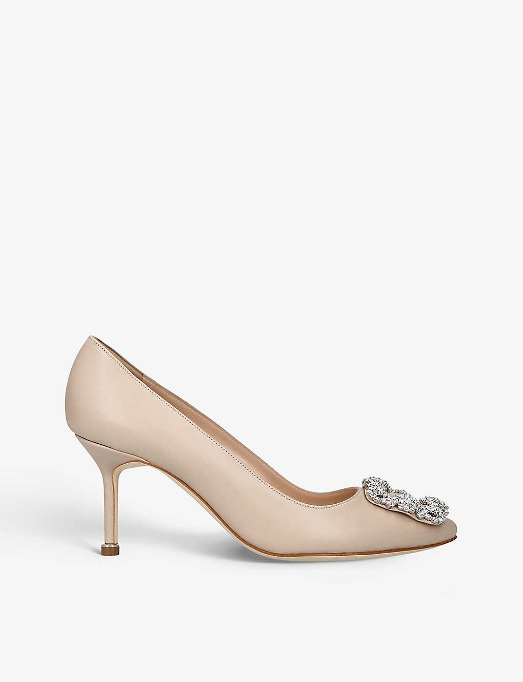 Hangisi 70 crystal-embellished leather courts