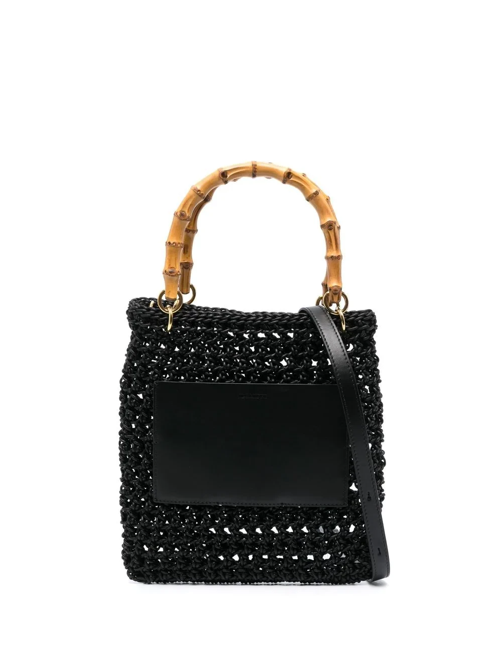 Jil Sander macramé-detail tote bag