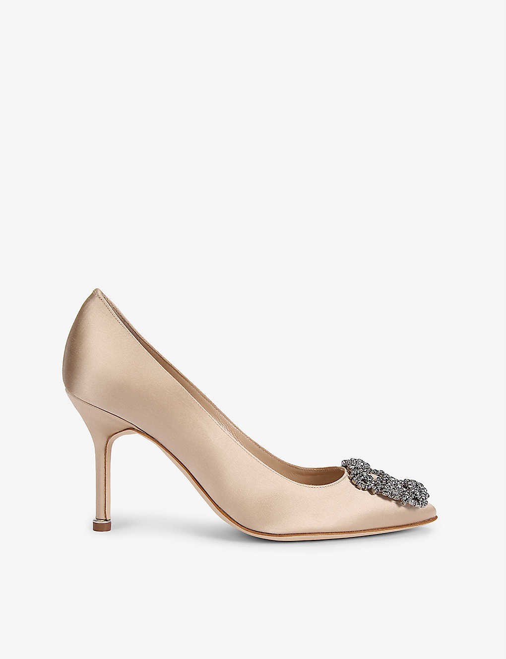 Hangisi 90 crystal-embellished satin courts