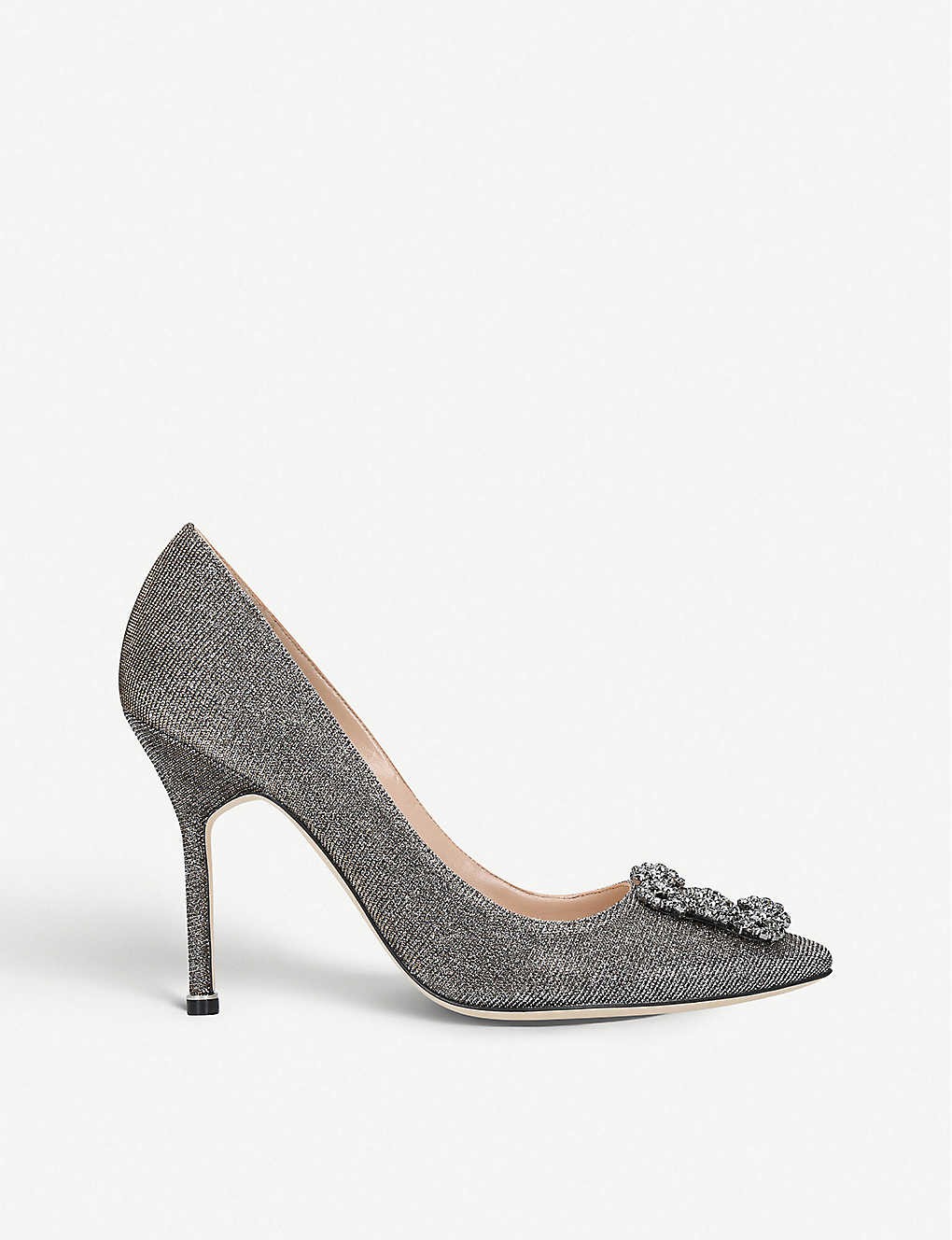 Hangisi 105 Notturno Swarovski crystal-embellished courts