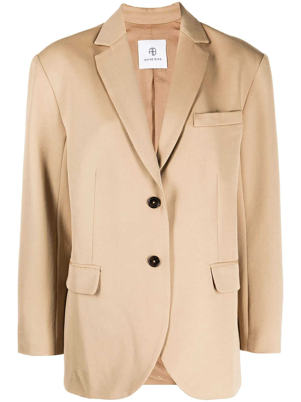 ANINE BING Quinn single-breasted blazer