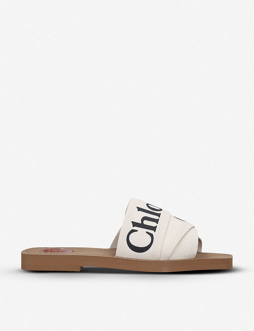 Woody logo-print canvas sandals