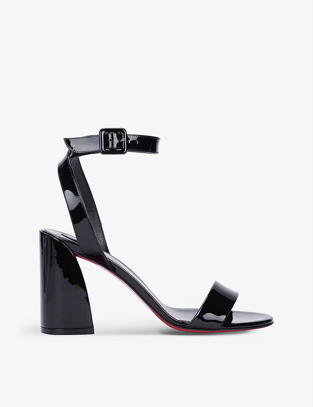 Miss Sabine 85 patent-leather heeled sandals