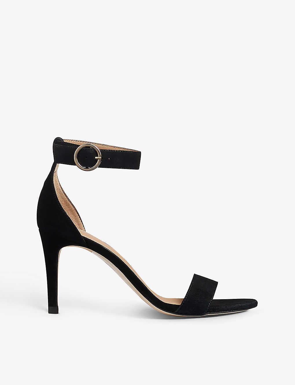 Ivy open-toe suede heeled sandals