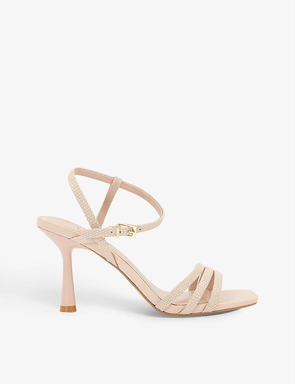 Magnum ankle-strap leather heeled sandals