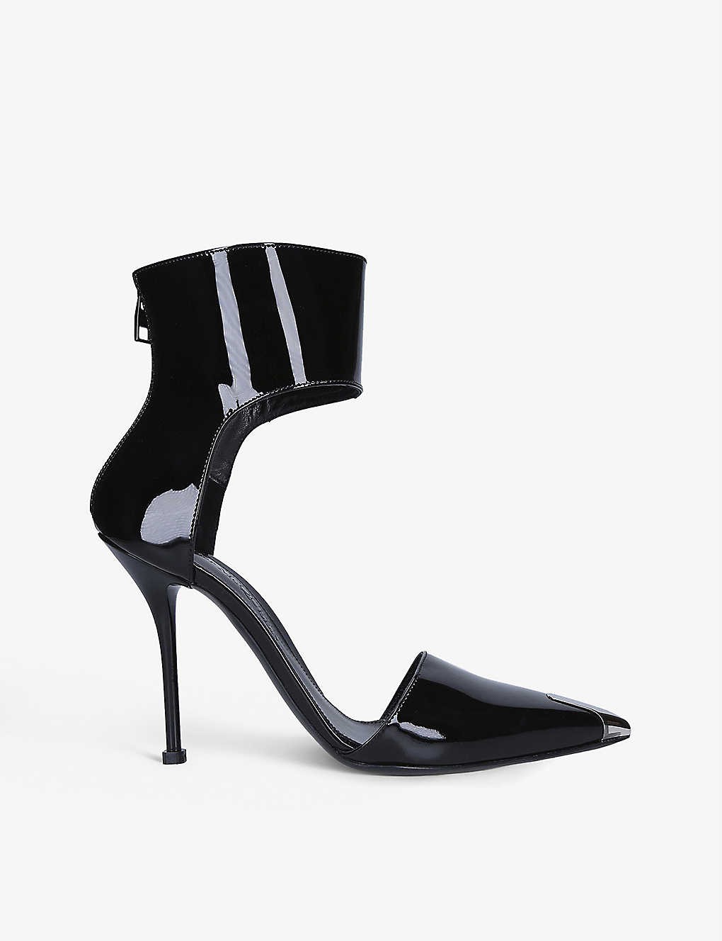 Punk Pump pointed leather heels