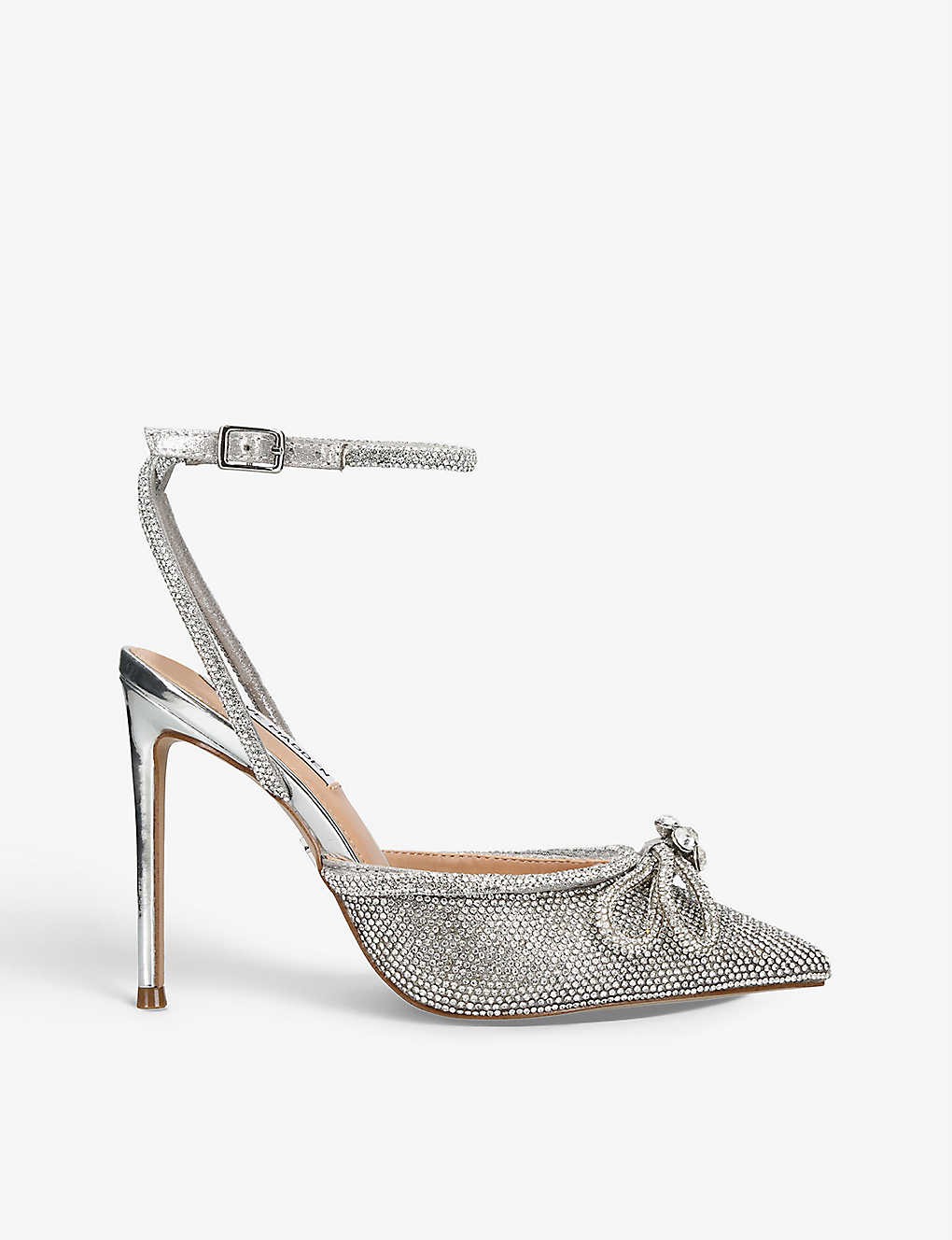 Viable rhinestone-embellished pointed-toe sandals