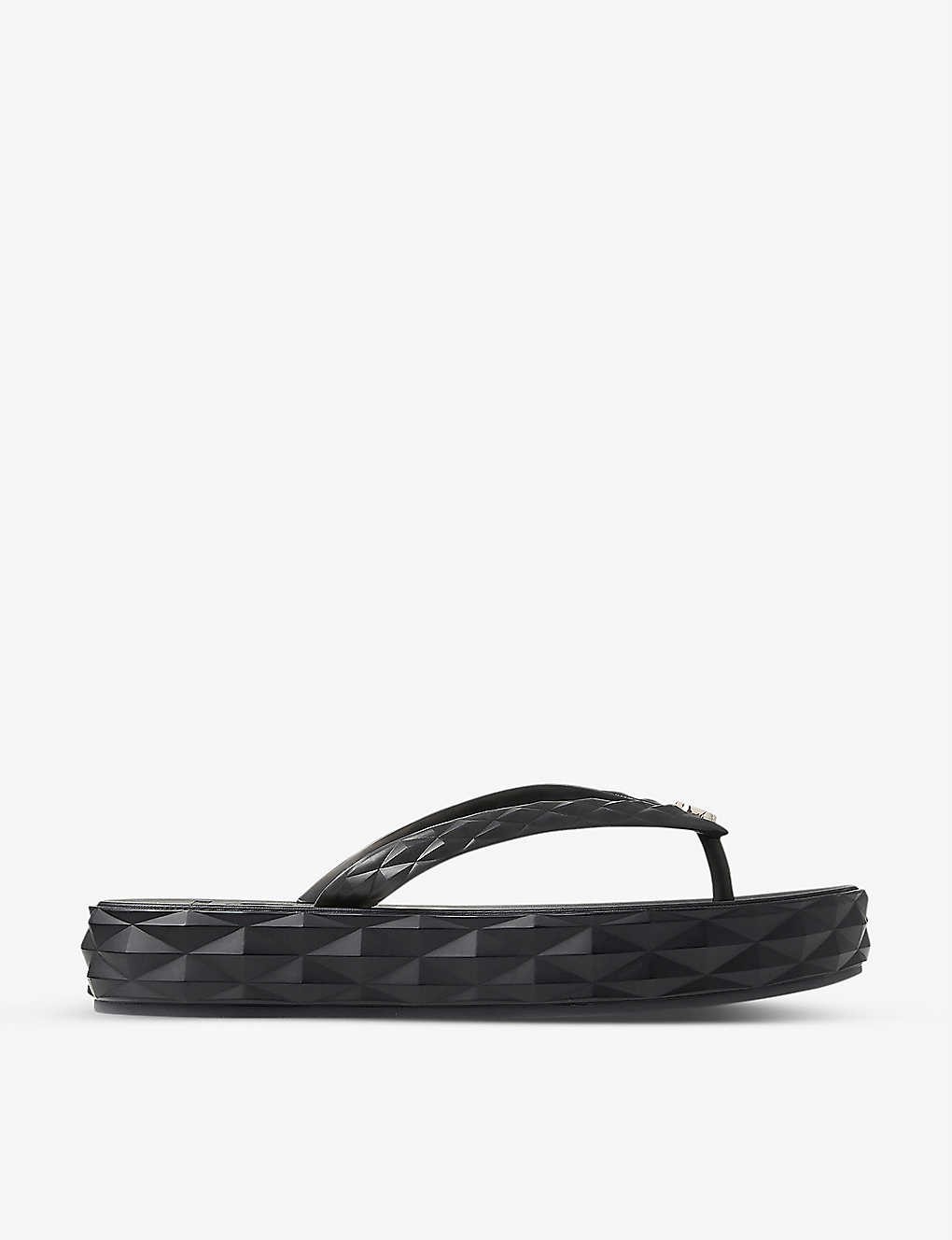 Diamond rubber flip-flops