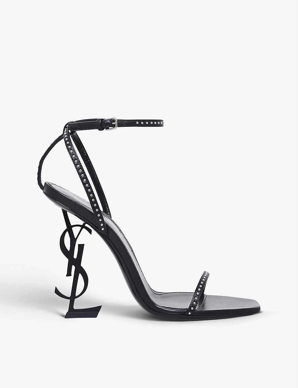 Opyum 110 studded leather heeled sandals