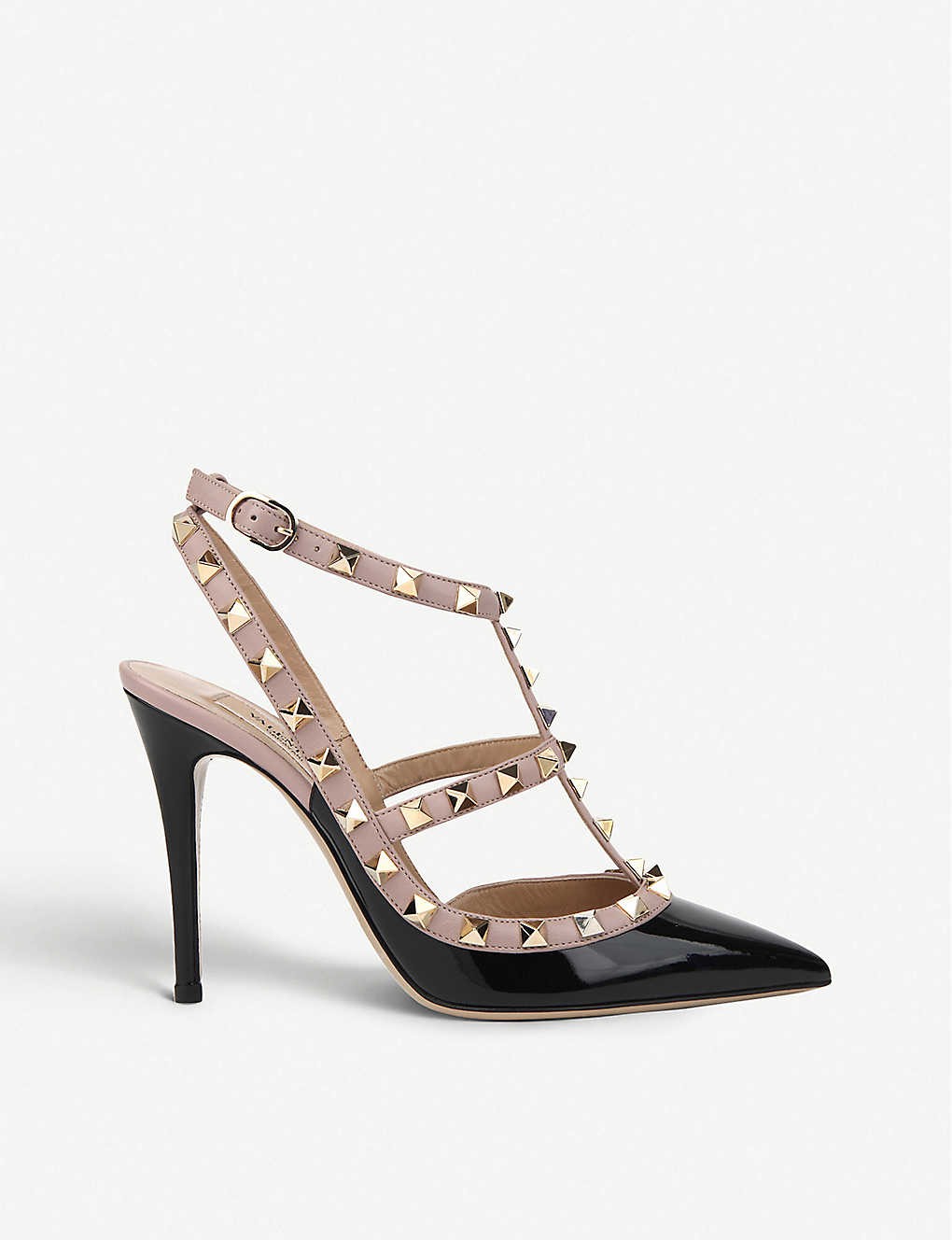 So Noir rockstud 100 leather courts