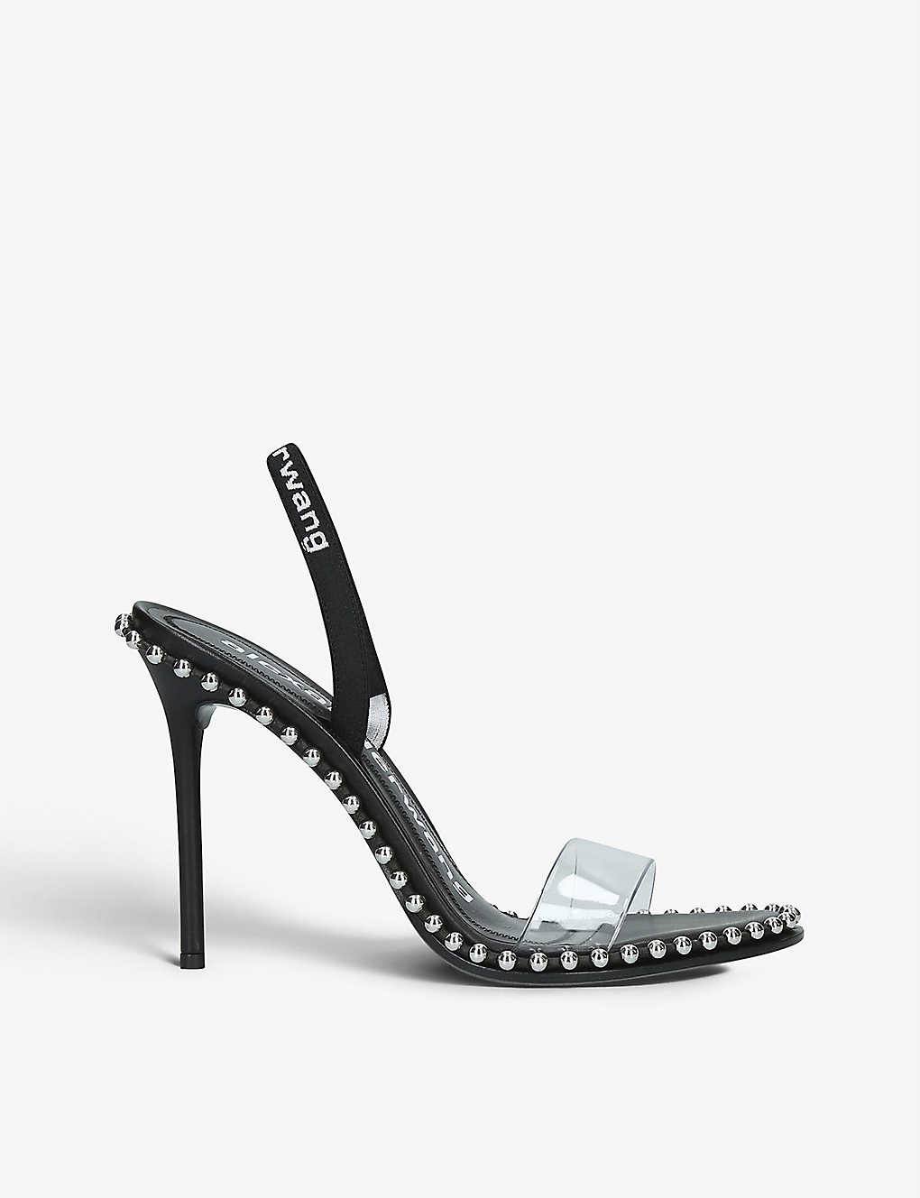 Nova studded PVC logo sandals