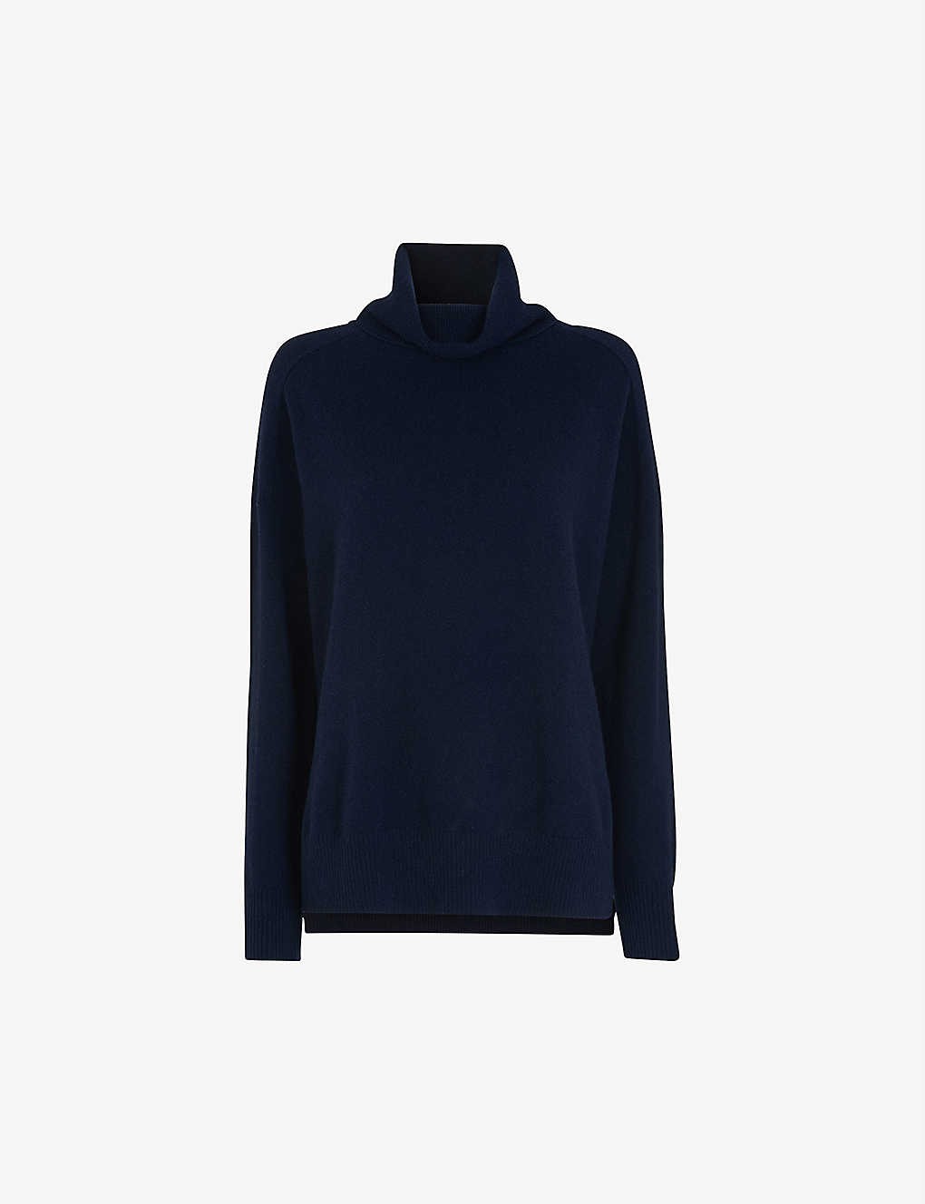 Roll-neck cashmere jumper