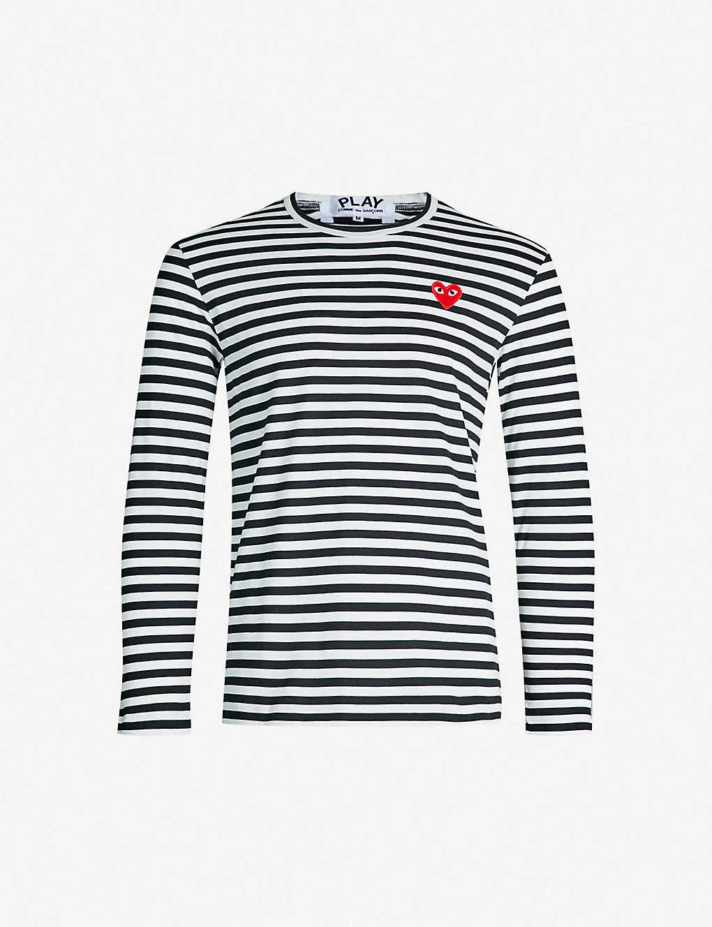 Striped cotton jumper