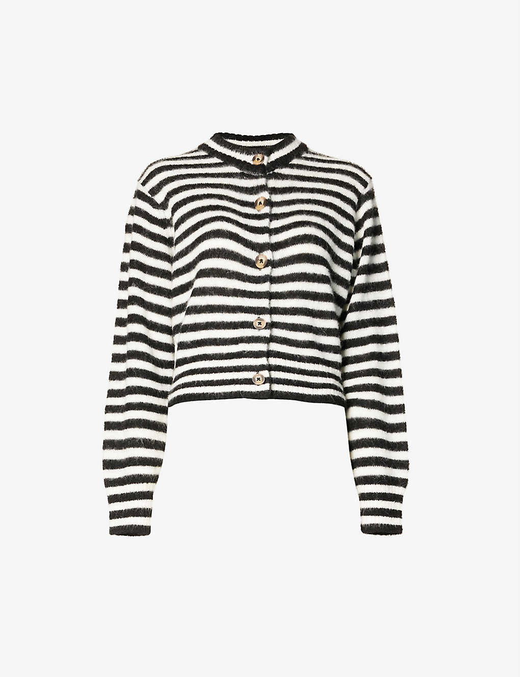 Firenze alpaca wool-blend knitted cardigan