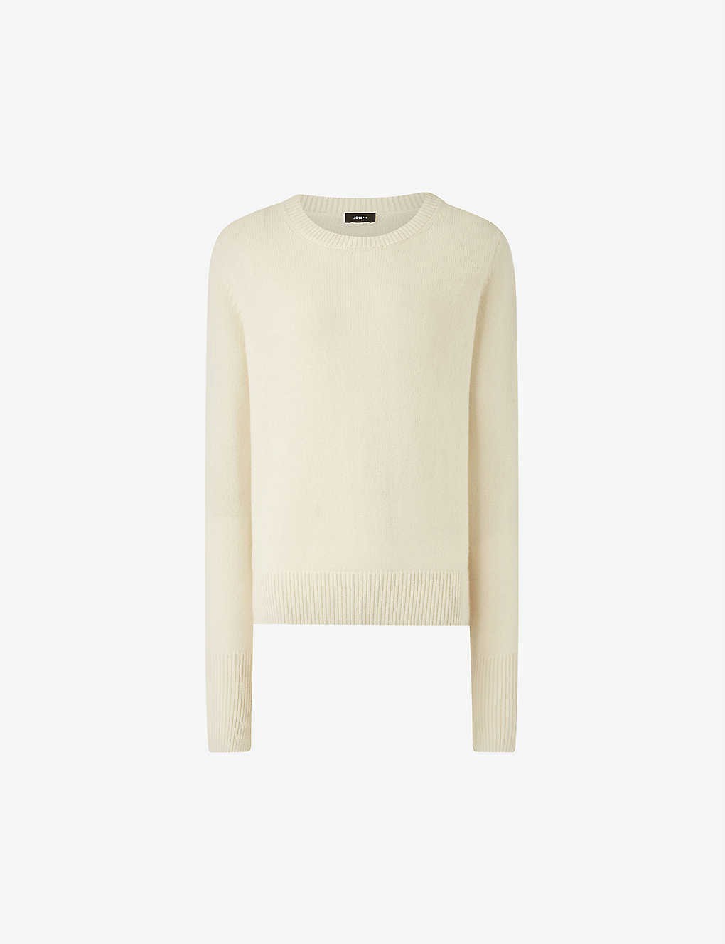 Round-neck cashmere jumper