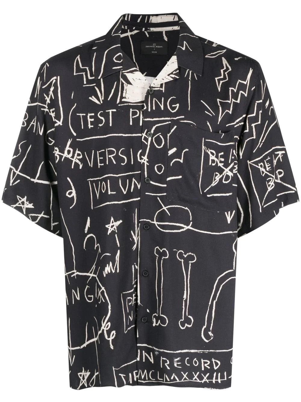 Neuw x Jean-Michel Basquiat Beat Bop-print shirt