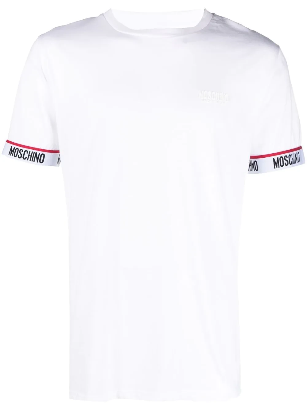 Moschino logo-trim T-shirt