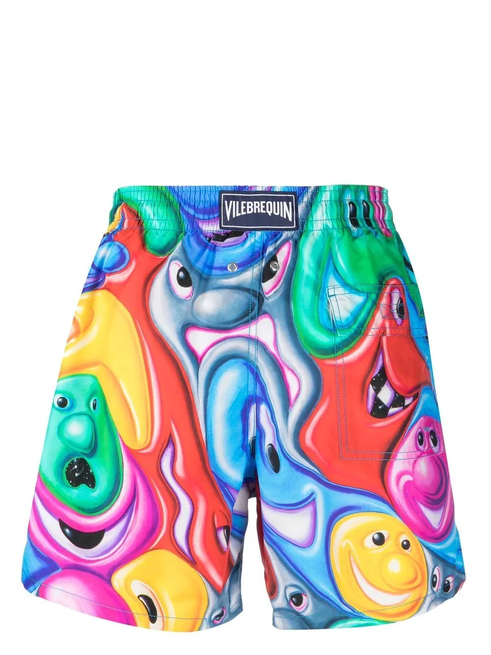 Vilebrequin smiley print swim shorts