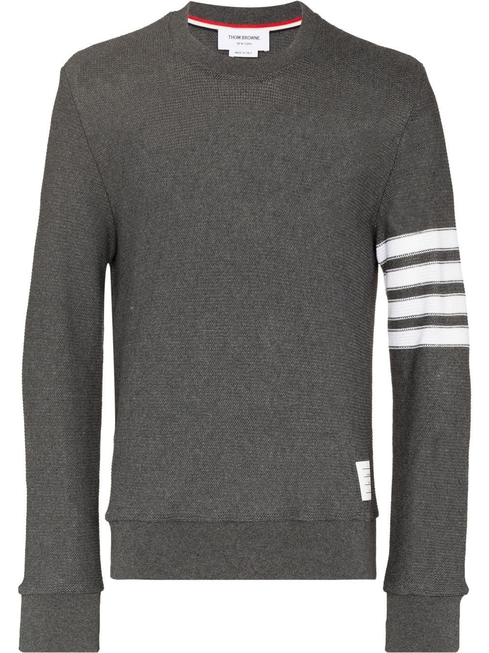 Thom Browne 4-Bar stripe cotton jumper
