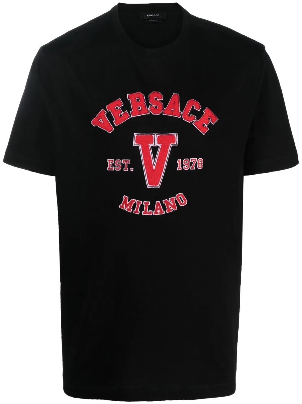 New Season Versace logo appliqué T-shirt
