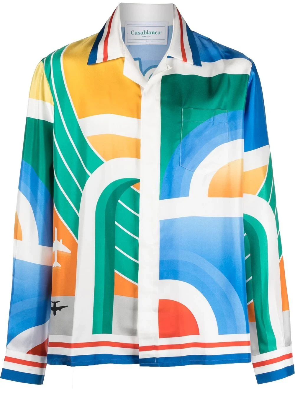 Exclusive Casablanca Airlines-print shirt