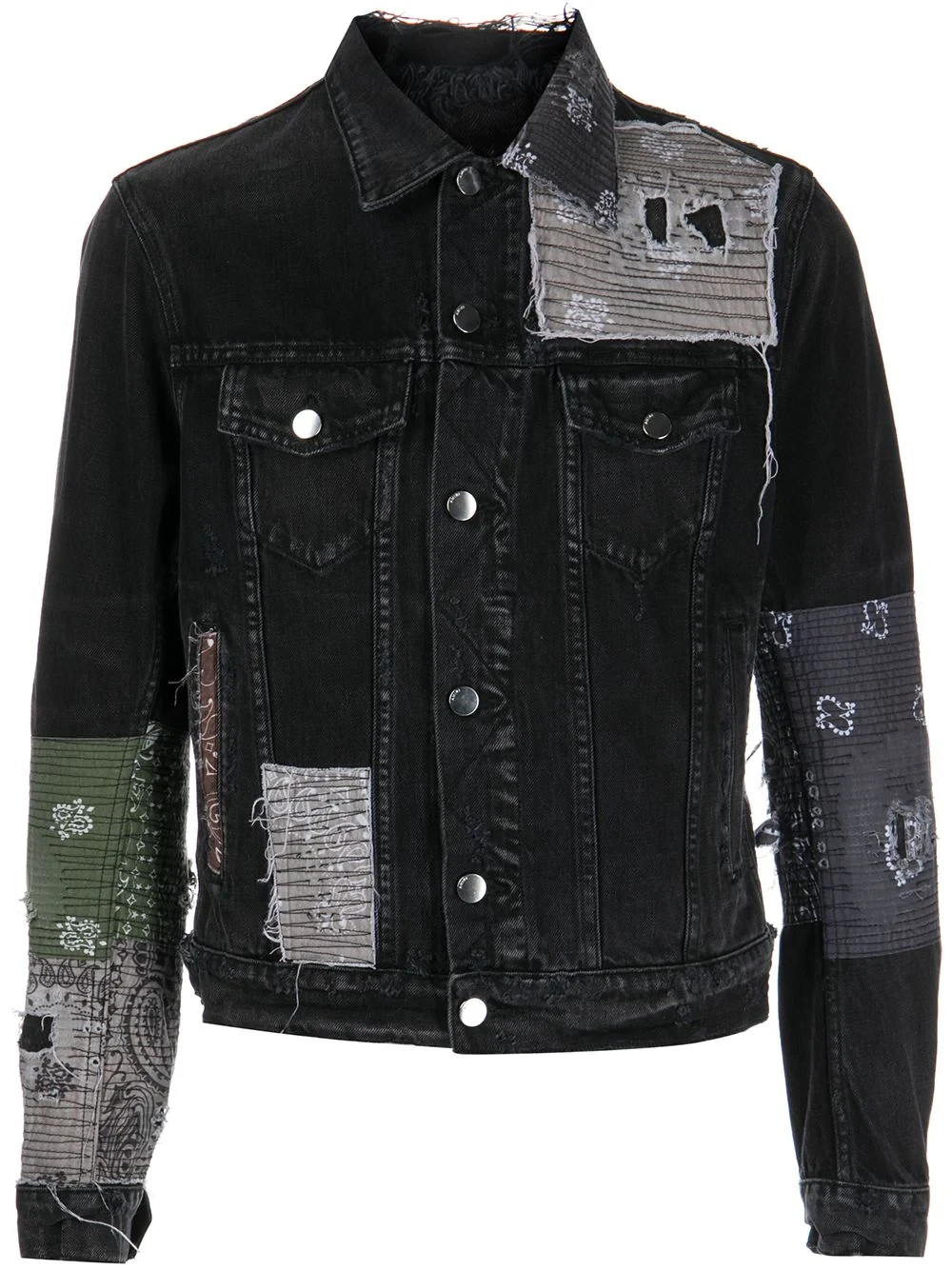 AMIRI patchwork denim jacket