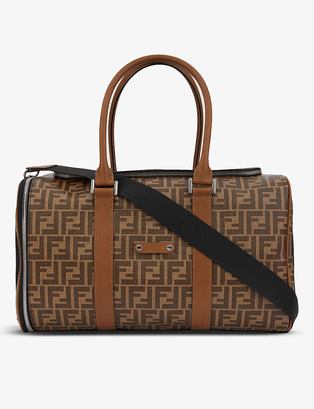 Logo-print canvas pet carrier