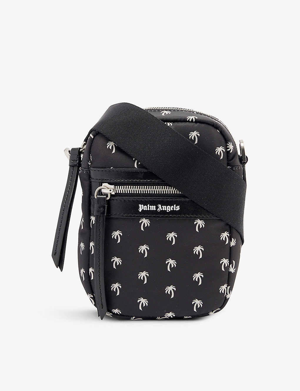 Mini Palms woven cross-body bag