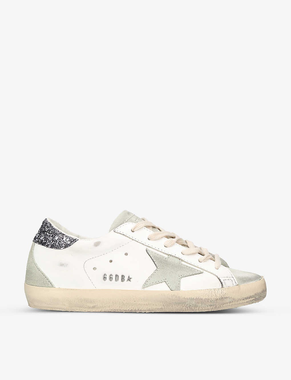 Women's Super-Star leather low-top trainers