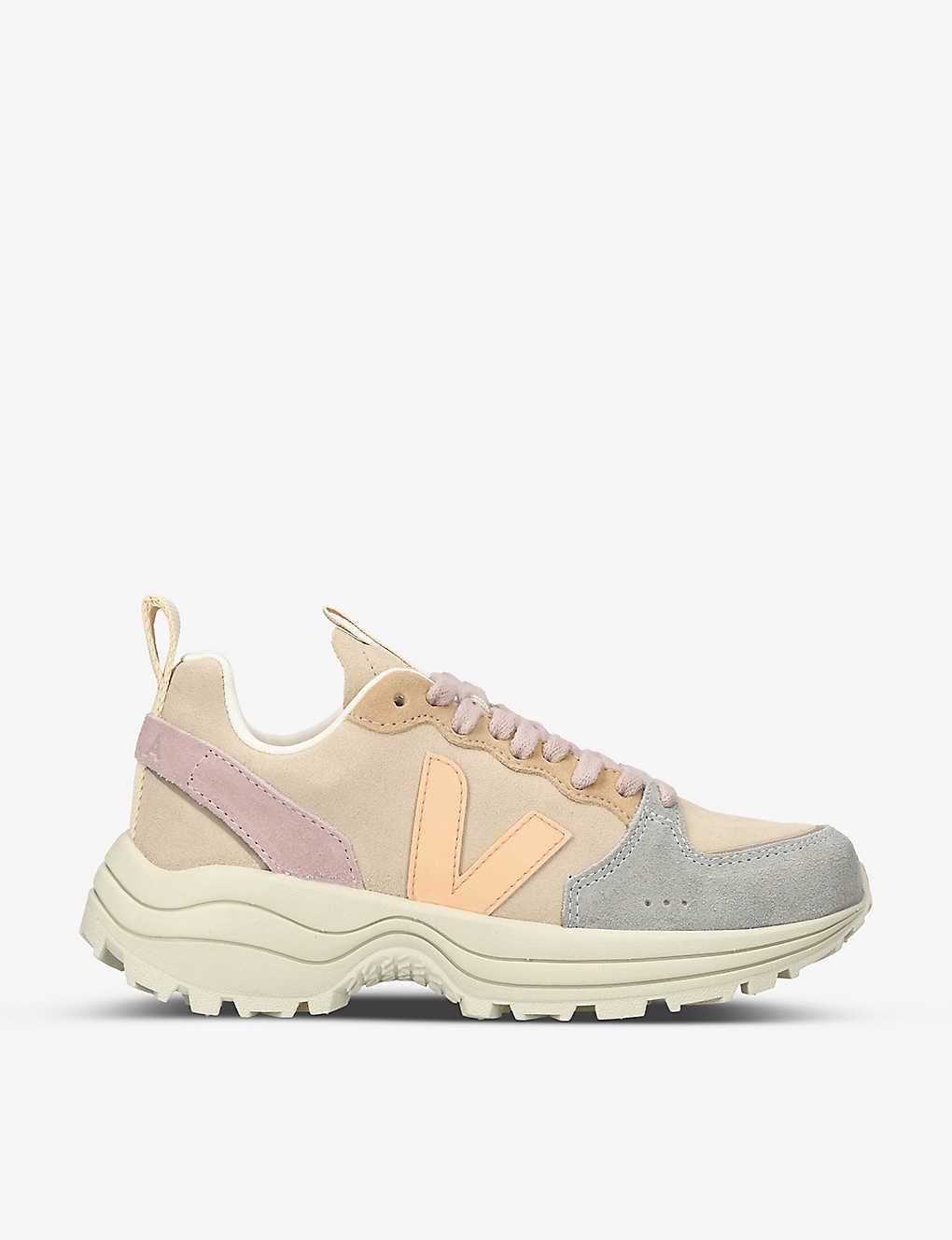 Women's Venturi logo-embroidered suede mid-top trainers