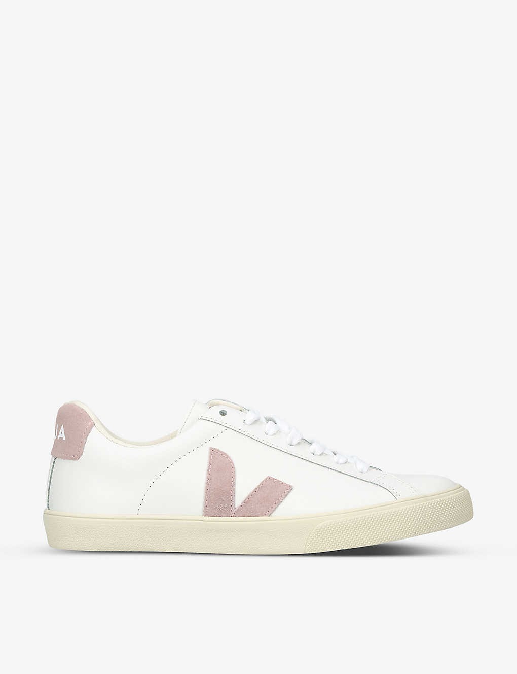 Esplar branded leather low-top trainers