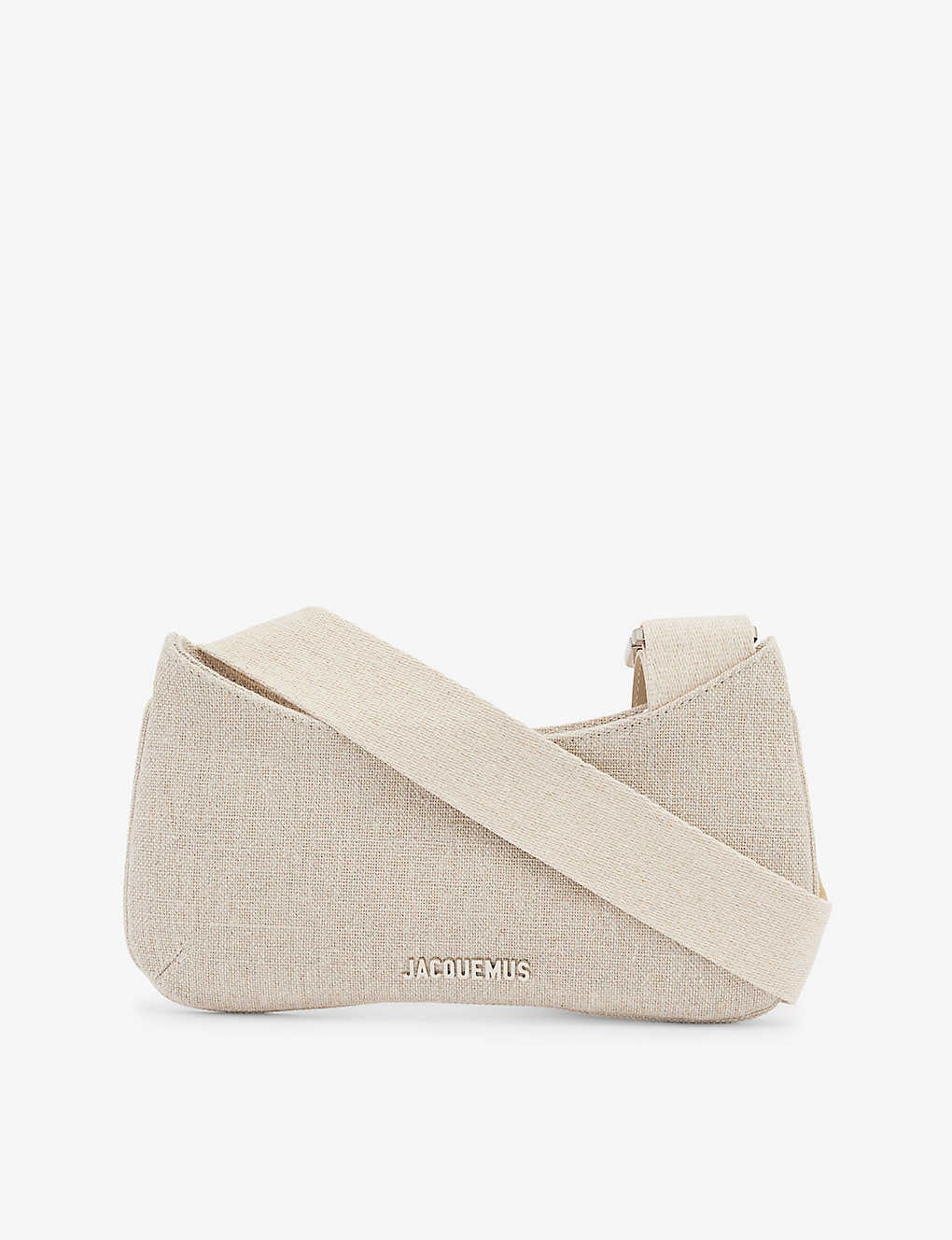 Le Bisou linen and cotton-blend shoulder bag