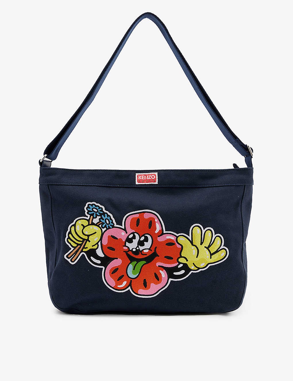 Boke Blocks cotton crossbody bag