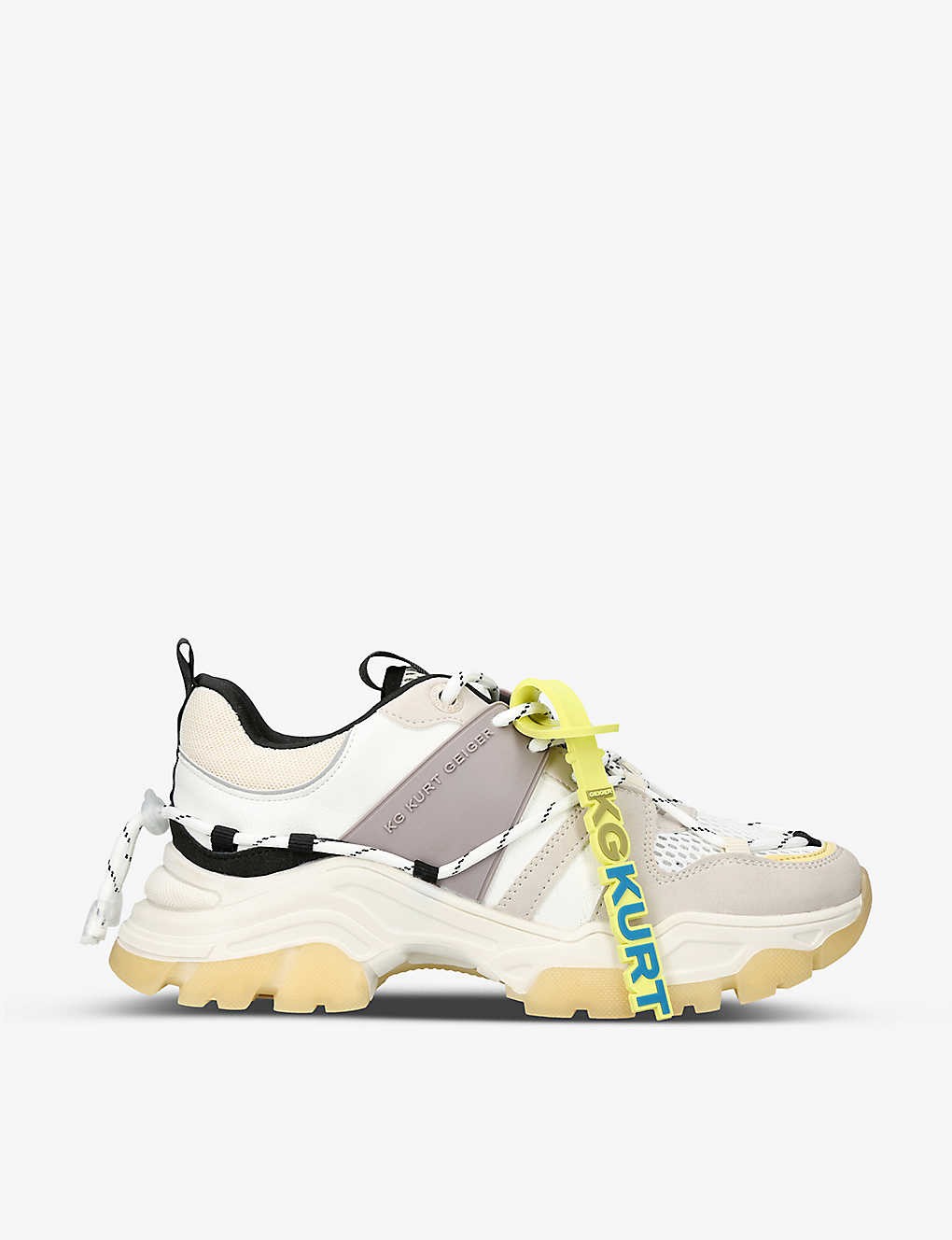 Limitless2 vegan-leather and mesh low-top trainers