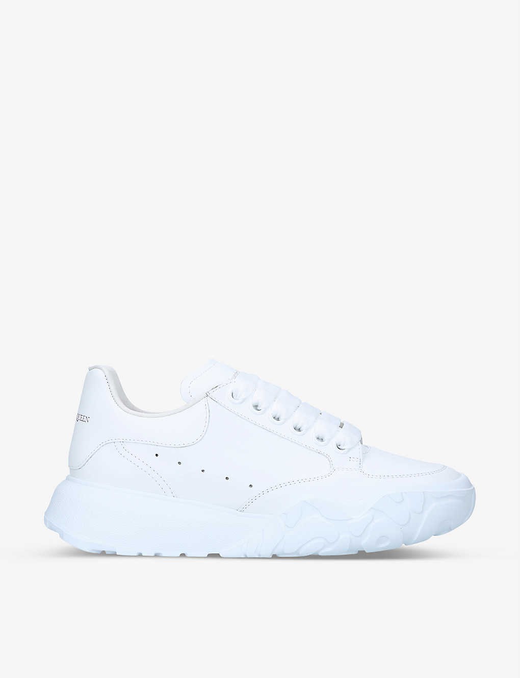 Women's Court oversized low-top leather trainers