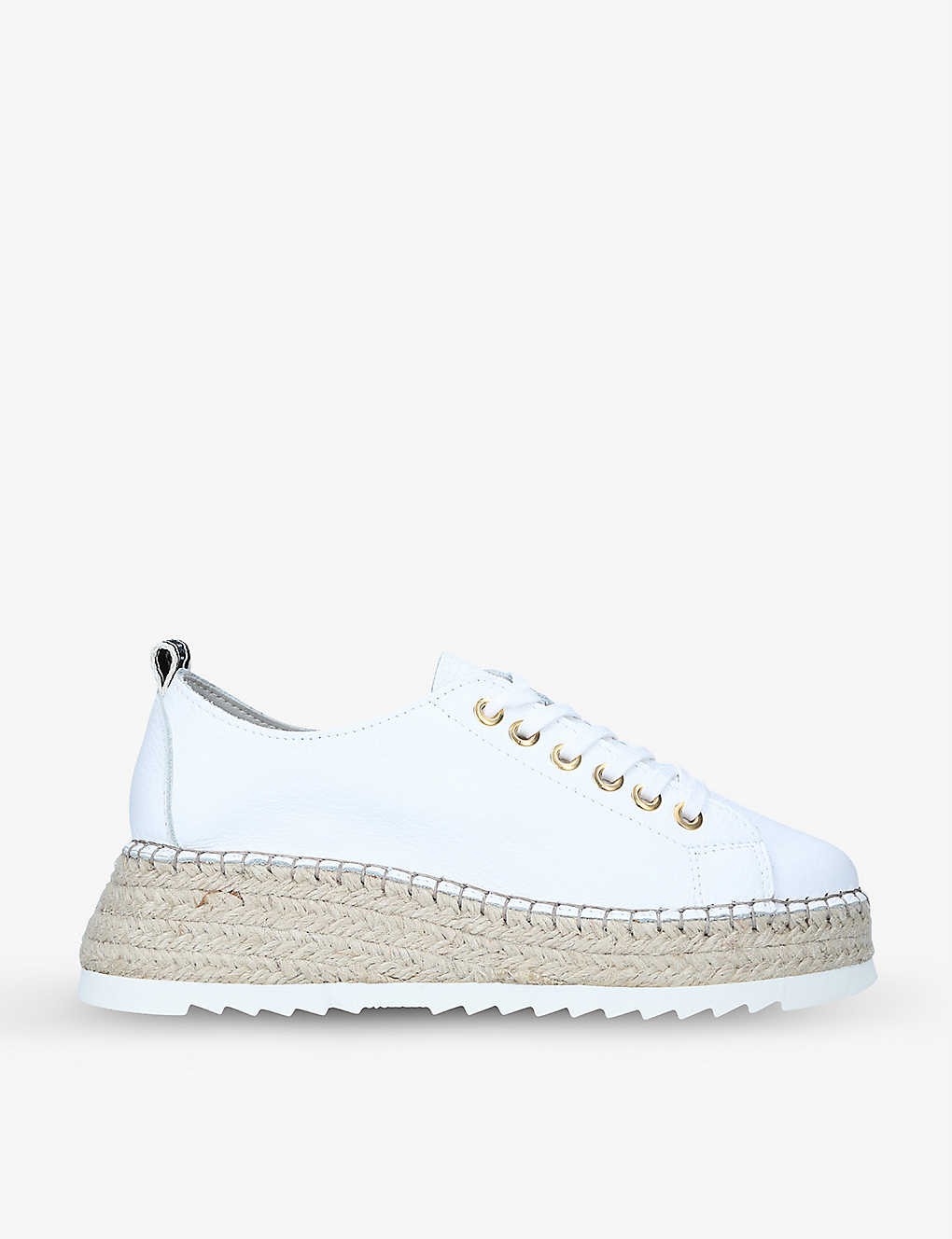 Chase espadrille flatform leather trainers