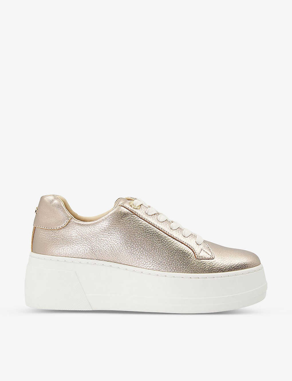 Episode flatform leather trainers
