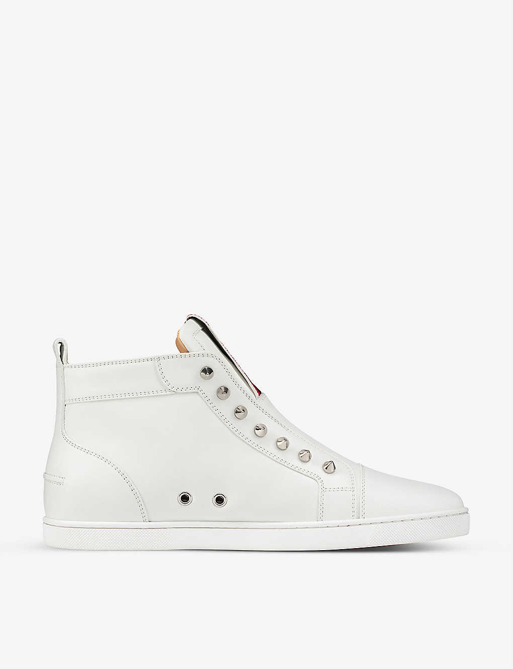F.A.V Fique A Vontade leather high-top trainers