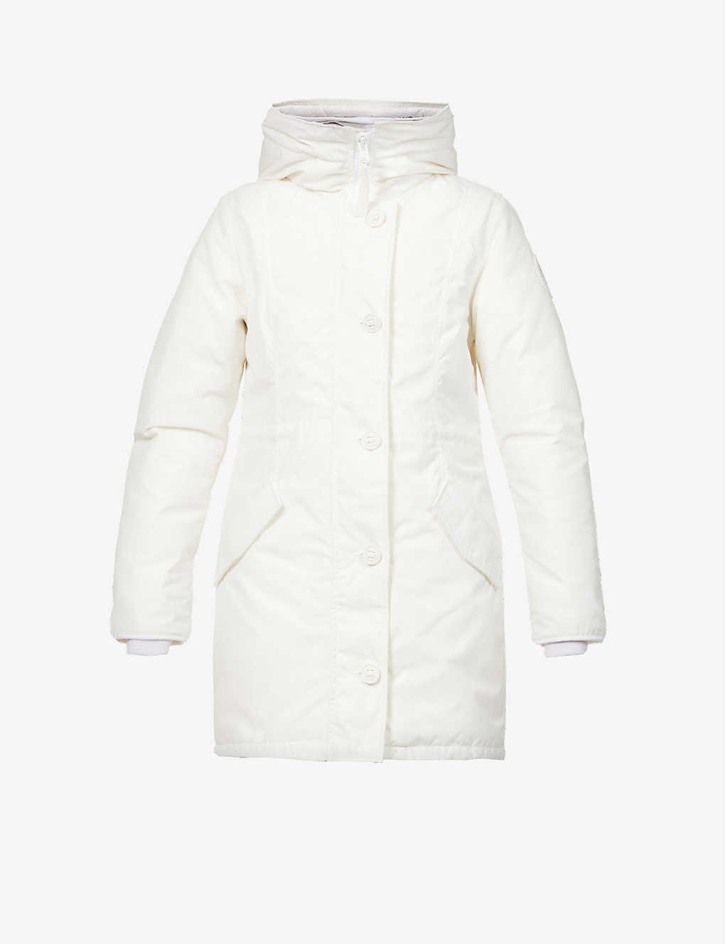 Rossclair hooded shell-down coat