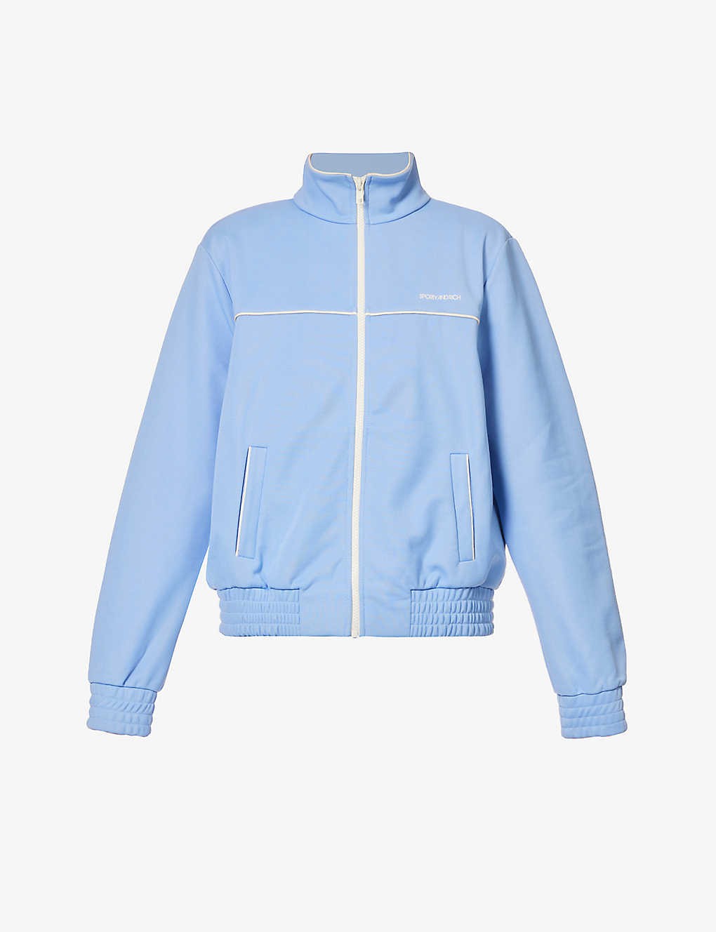 Brand-print relaxed-fit woven jacket