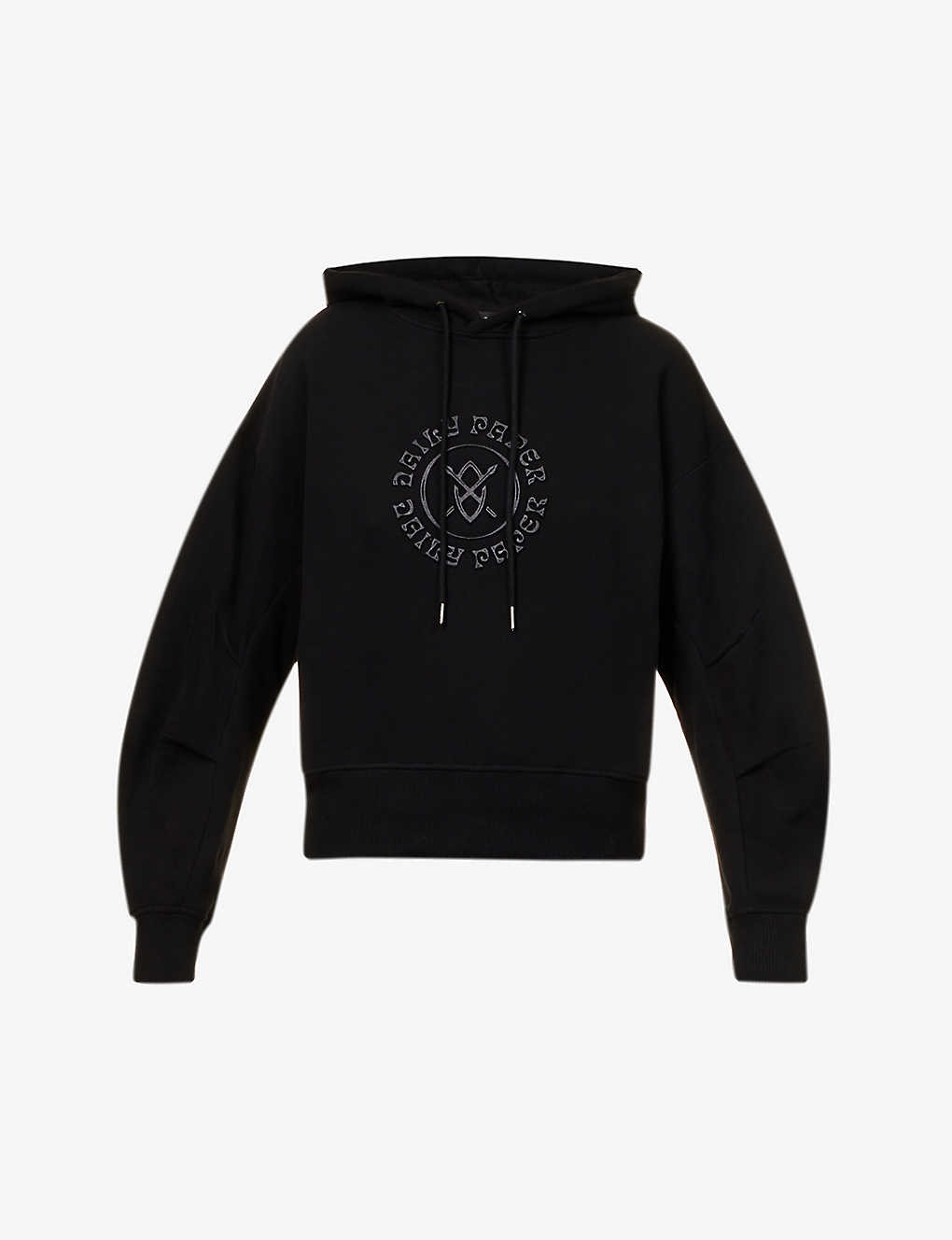 Poppy logo-print cotton-blend hoody