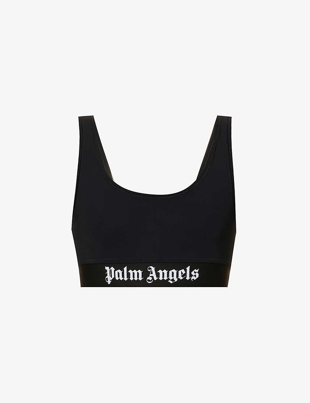 Classic logo-print stretch-jersey sports bra