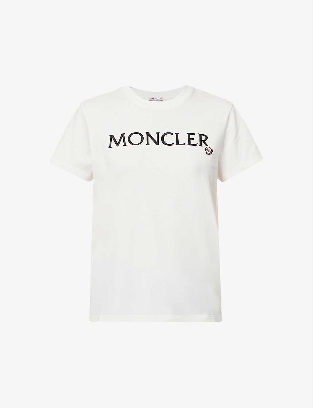 Logo-embroidered short-sleeved cotton-jersey T-shirt