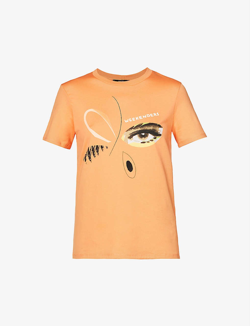 Polka graphic-print cotton T-shirt