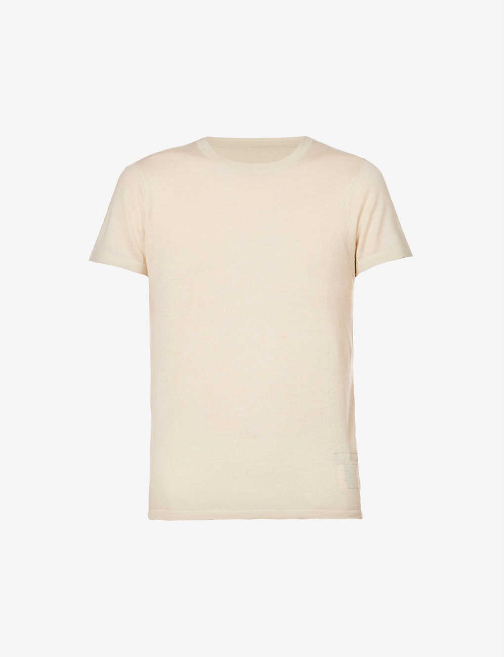 Perfect brushed cashmere knitted T-shirt