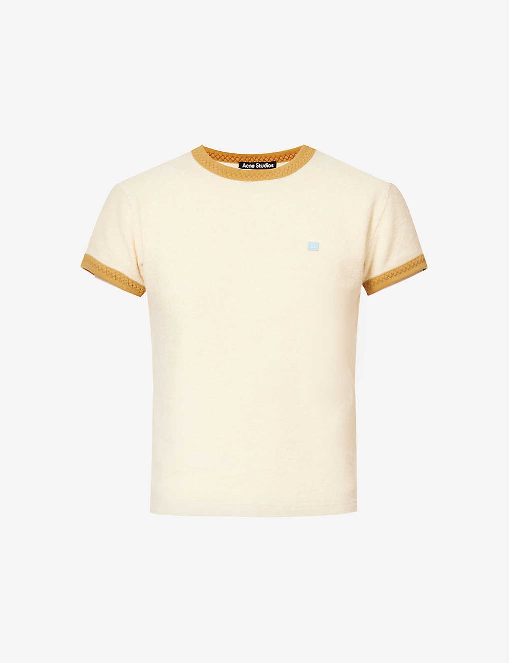 Emmbar brand-appliqué terry-cotton T-shirt