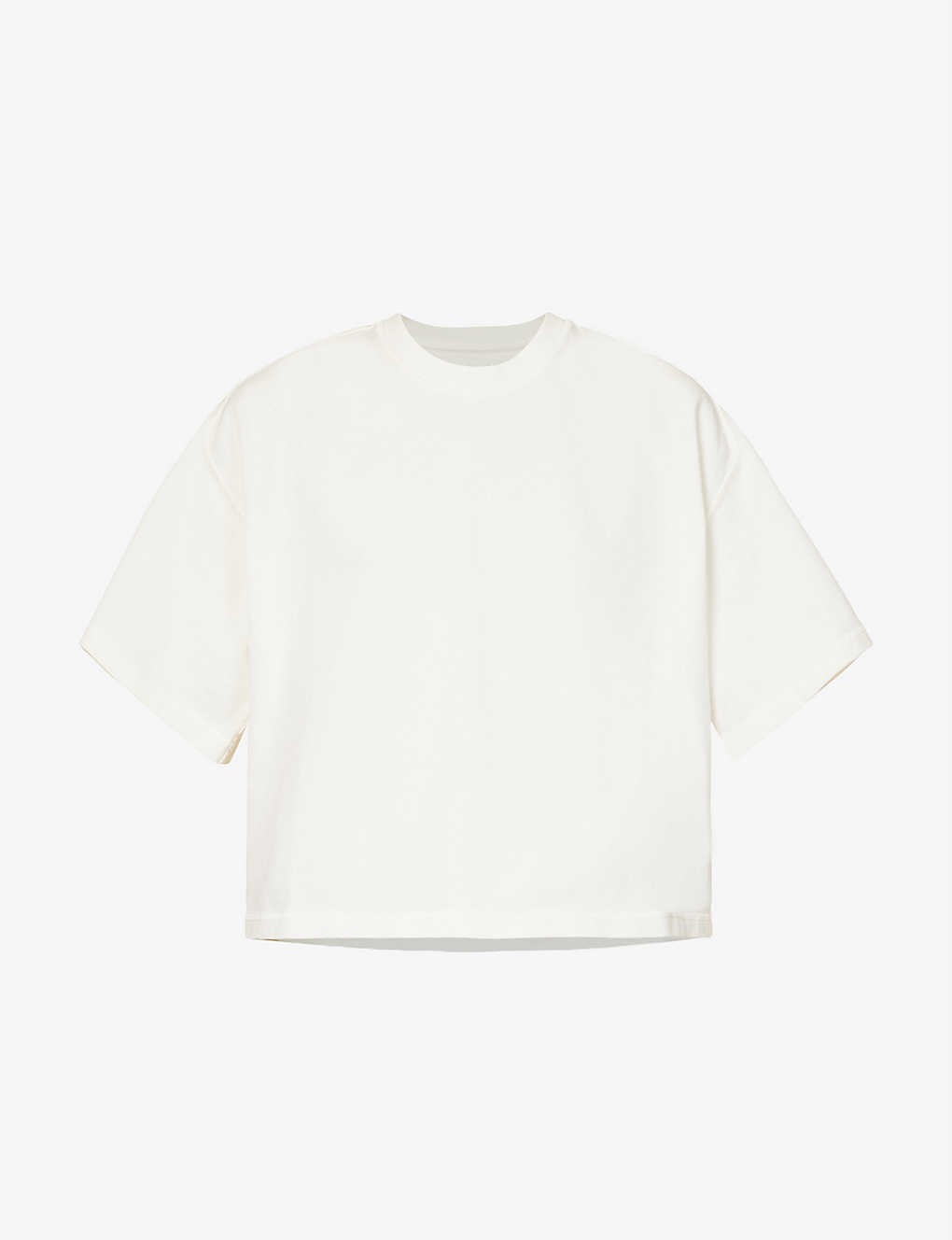 Scoop-neck cotton-jersey T-shirt